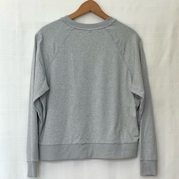 Vuori Heather Gray Women's Sweatshirt - Picture 2 of 5